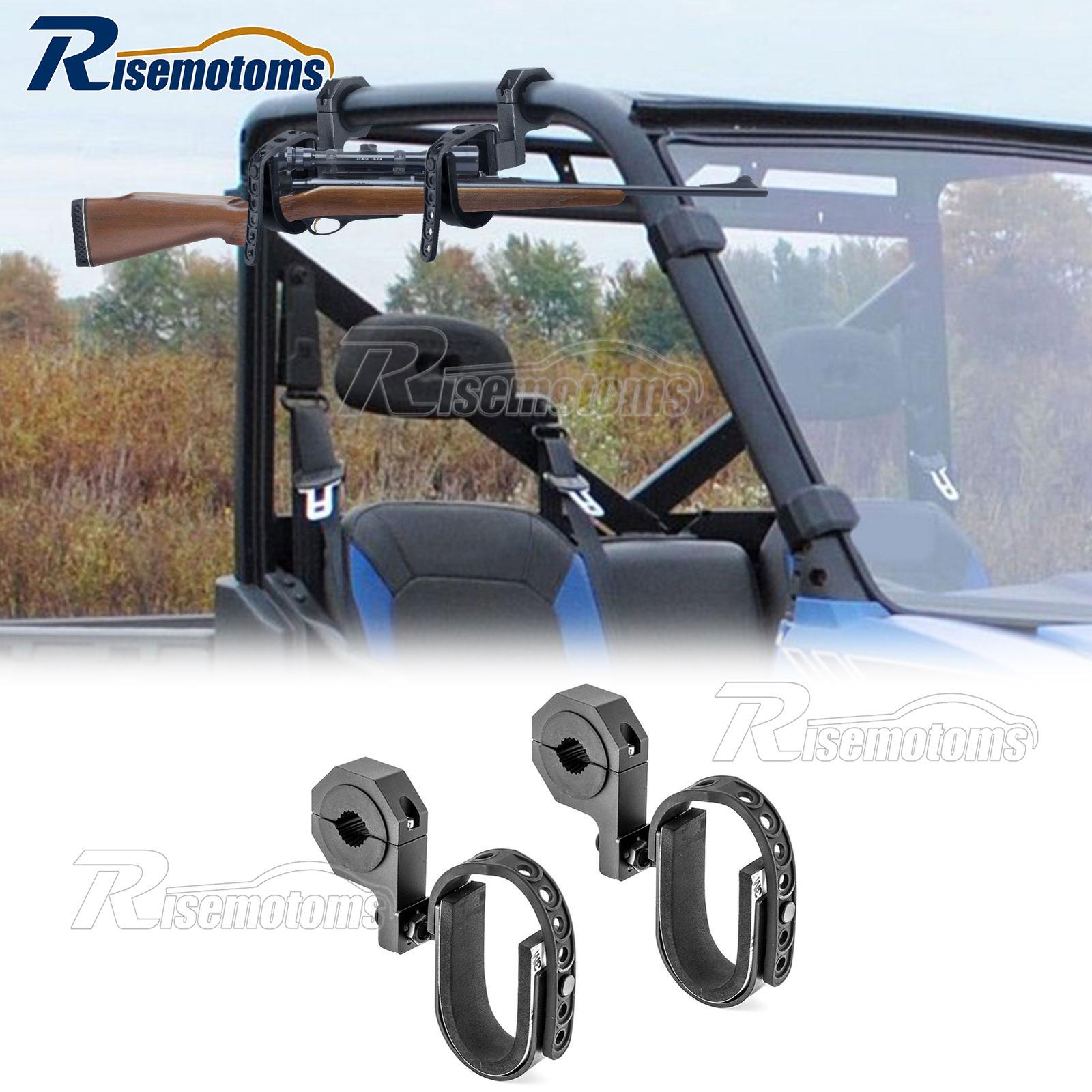 UTV Gun Holder Grip Rifle Shotgun Mount Rack for ATV Polaris RZR Can Am Honda