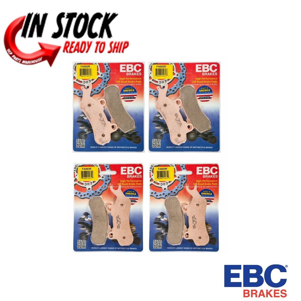 EBC R SERIES BRAKE PAD KIT FRONT/REAR 2017-2023 CAN AM MAVERICK X3