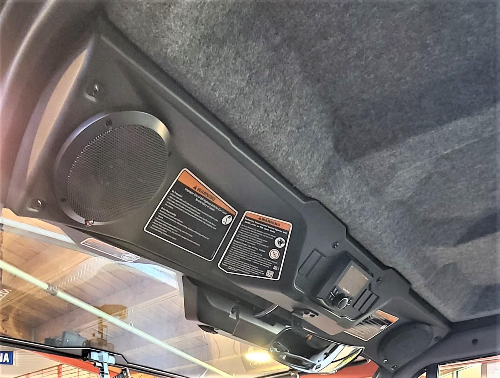 2017 – 2025 Can Am Defender Audio Kit – Rockford Fosgate PMX-1 Media Receiver