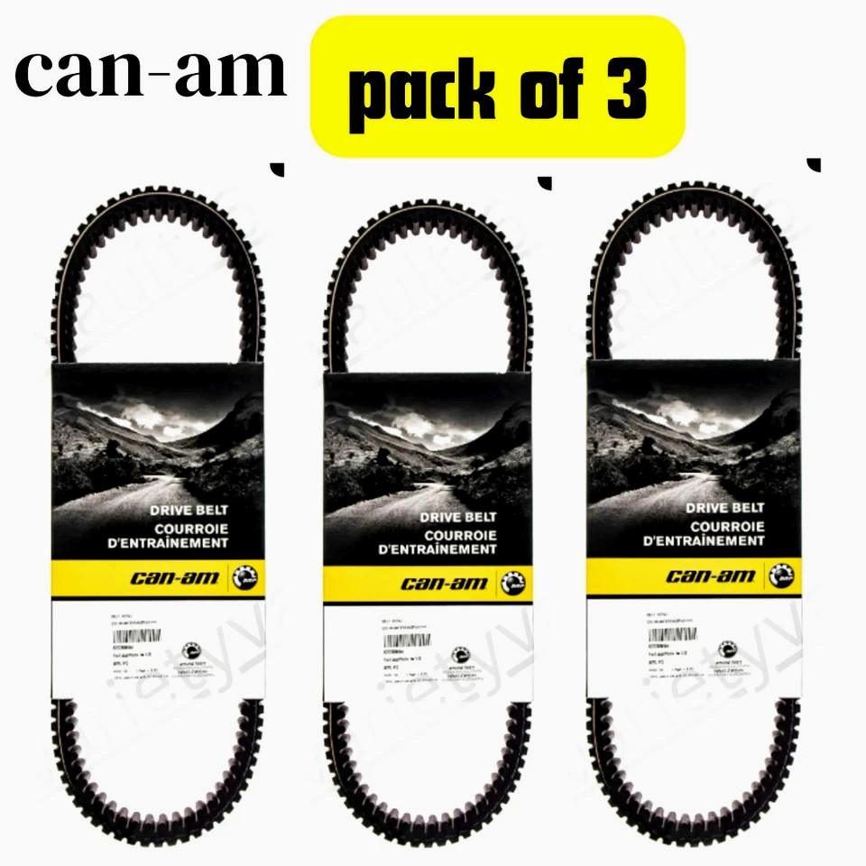 Genuine CanAm BRP Maverick X3 Turbo RR 200HP Belt 422280652 Pack of 3