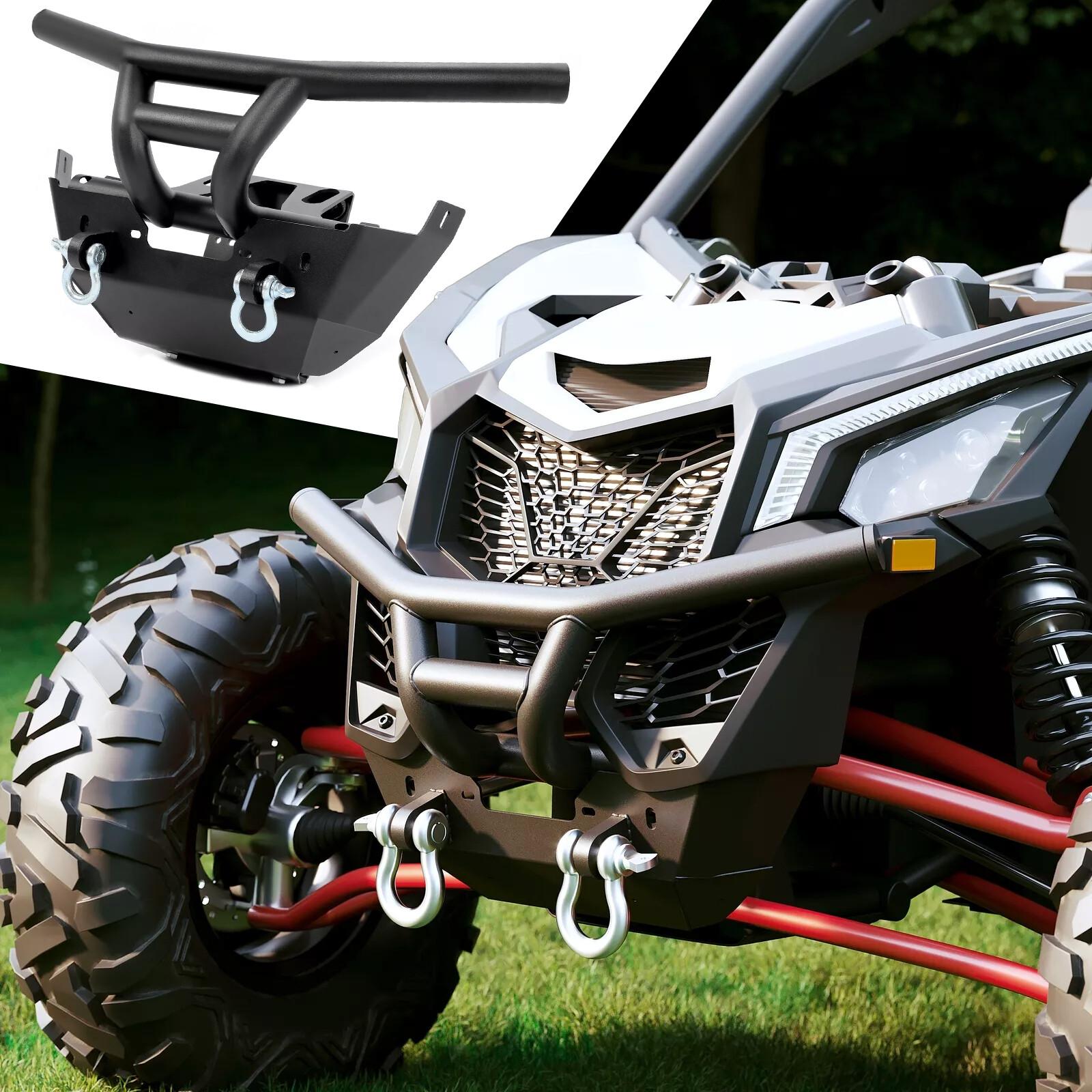 Steel Winch Ready Front Bumper For Can-Am Maverick X3 & X3 MAX Model 17-24