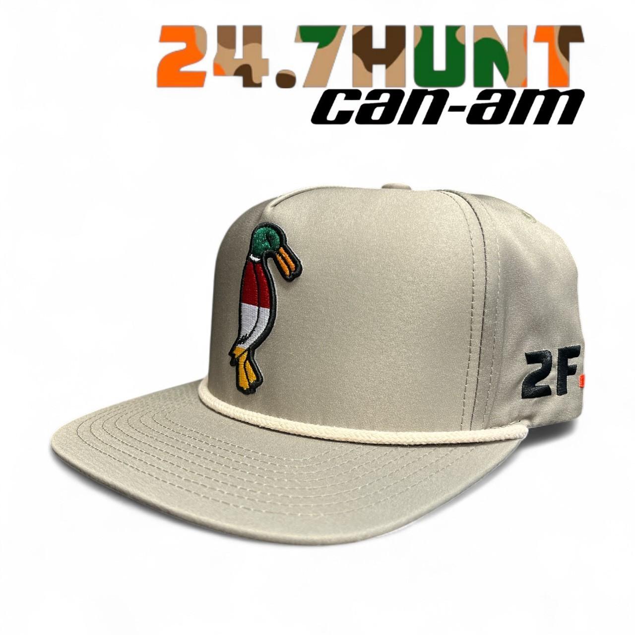 2F.7 24.7 Hunt Can-Am Limited Edition Rope Hat Beige Snapback Hunting