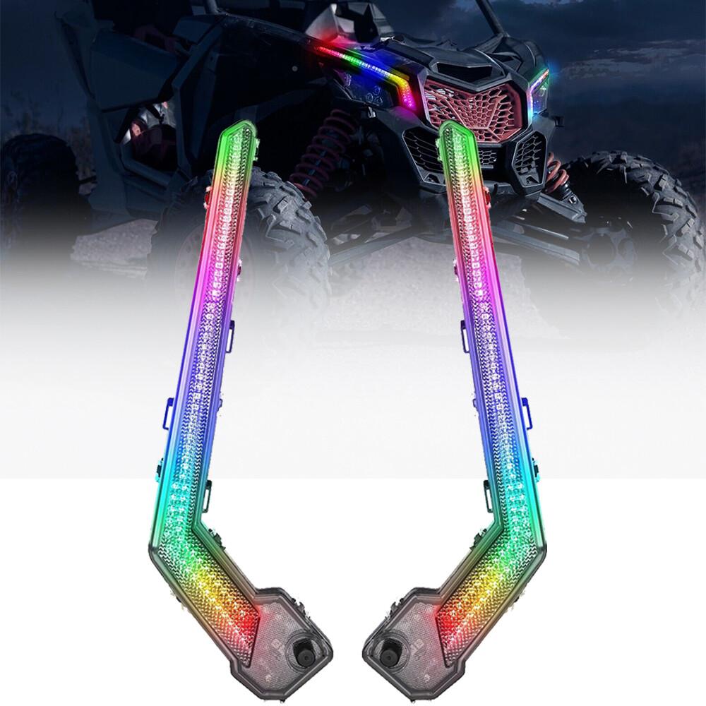 kEMIMOTO LED Signature RGB Turn Signal Light for Can Am X3 / Max 2017-2026