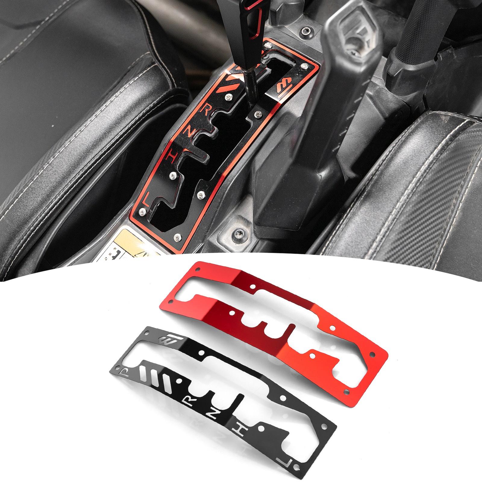 For Can-Am Maverick X3 2017-2025 Aluminum Shift Shifter Gate Plate Panel