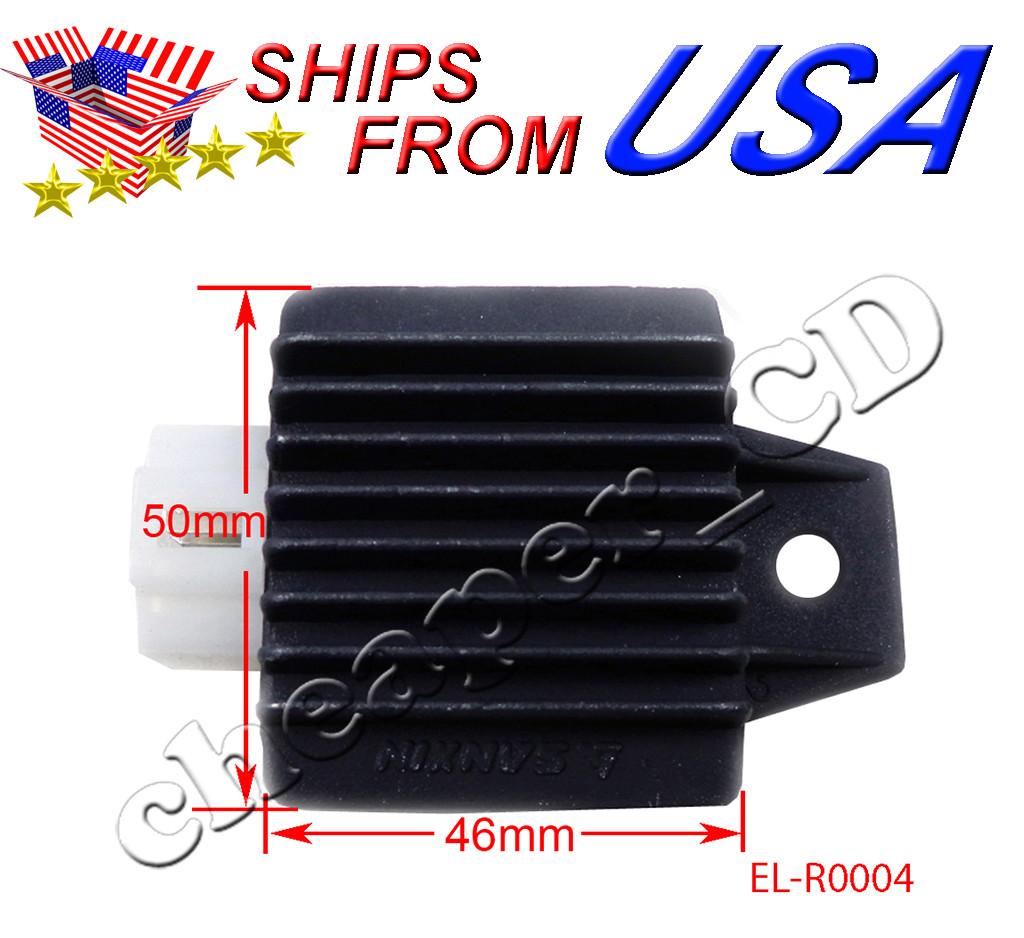 4 Pin Voltage Regulator Rectifier ATV Honda Quad Moped Chinese Go Kart 150 200cc