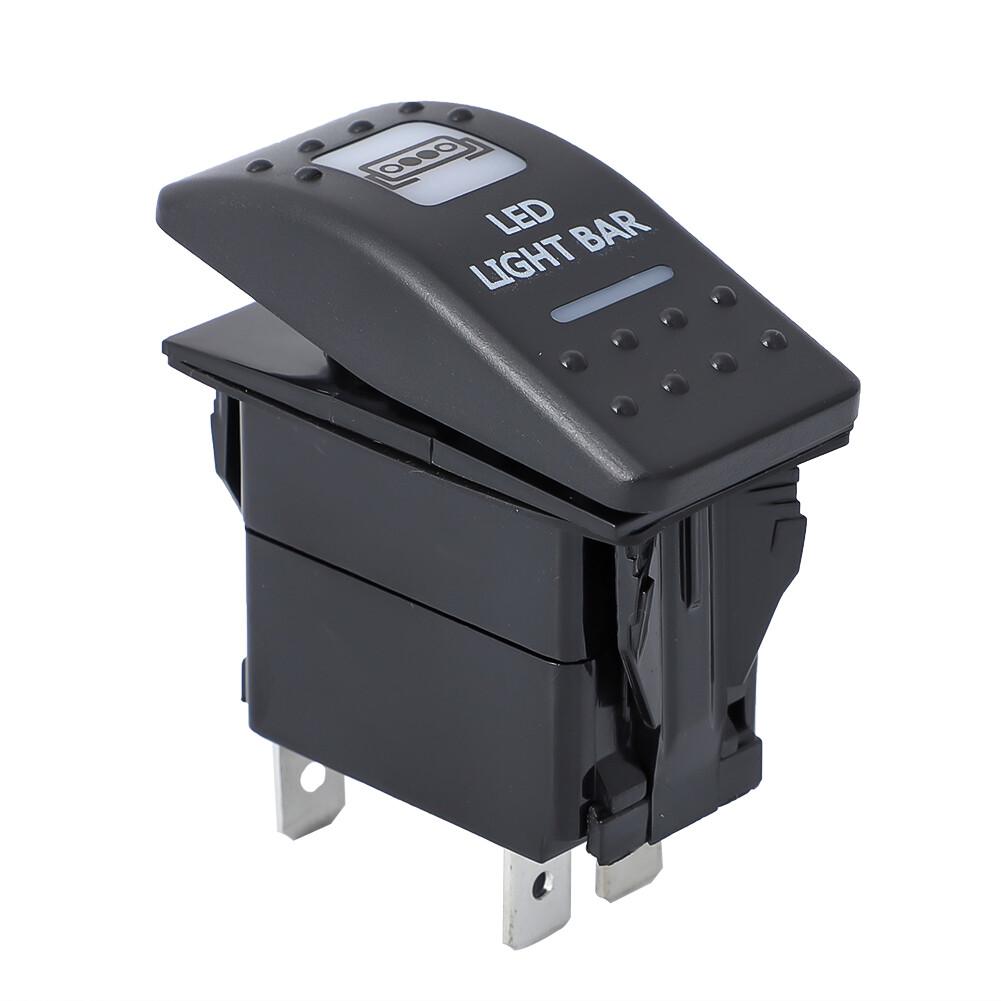 For Can Am Marine Rocker Switch Led Light Bar Amber / Orange Maverick Commander