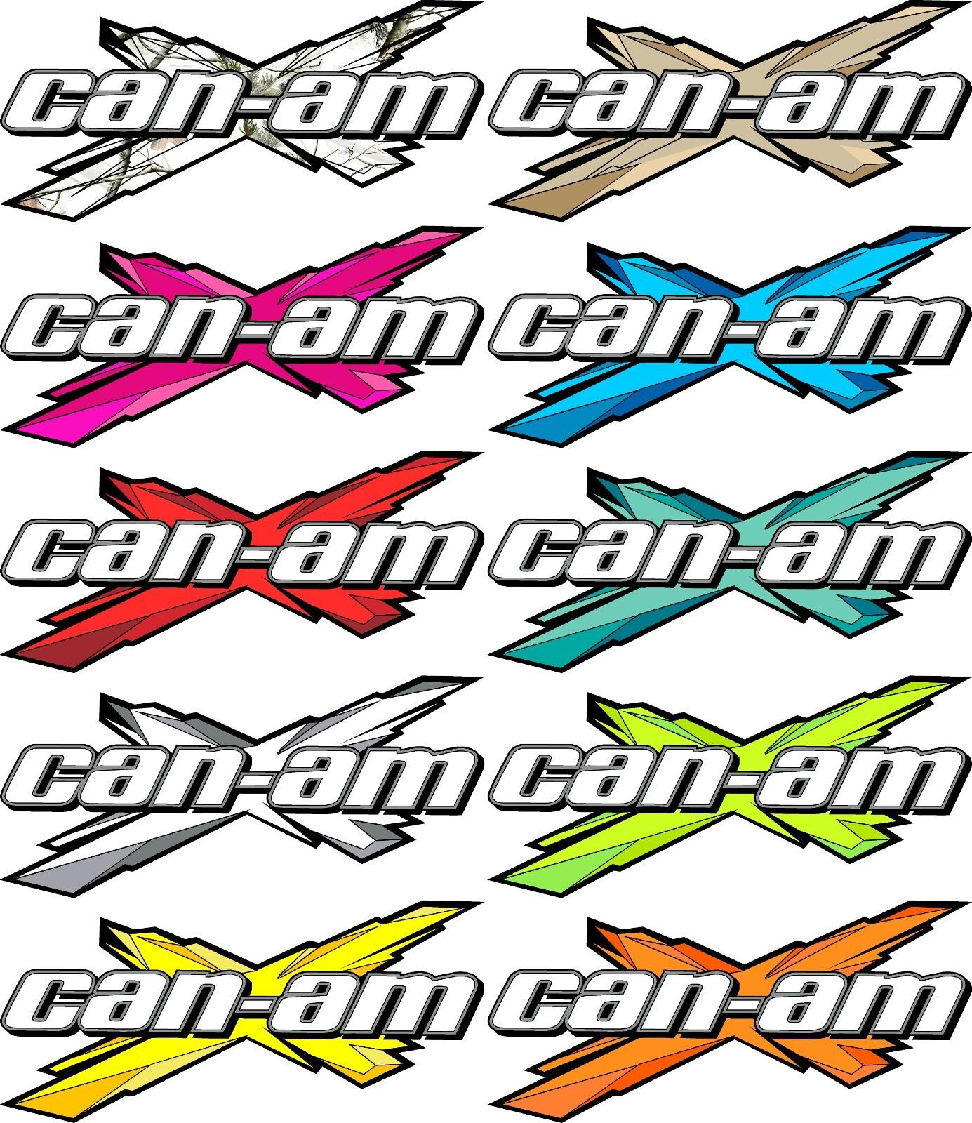 CAN-AM X Logo  /  ATV Vinyl Vehicle Graphic / UTV Decal / CanAm Trailer Sticker