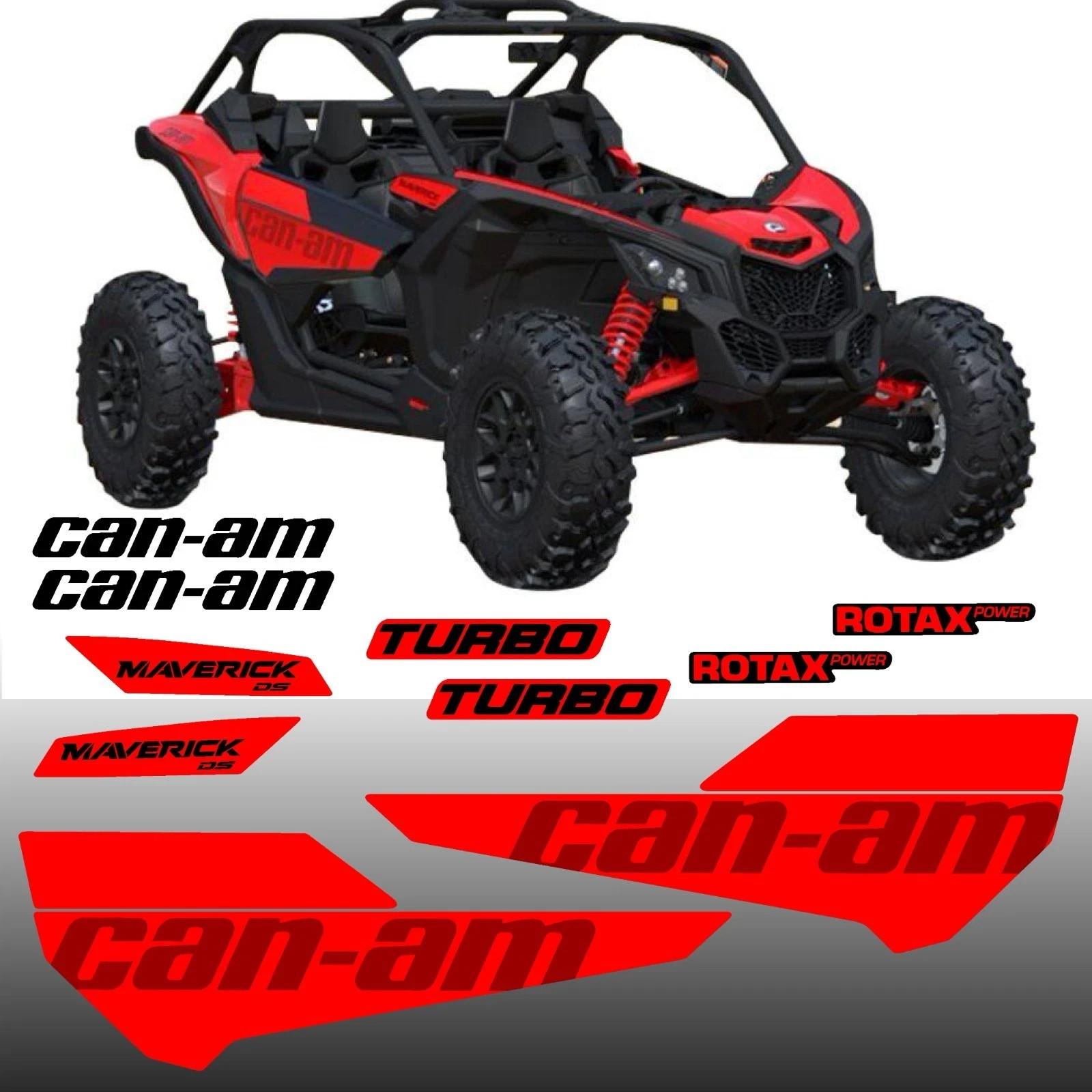 UTV Graphics Decals Stickers for Can-Am Maverick DS – Turbo – 2UP