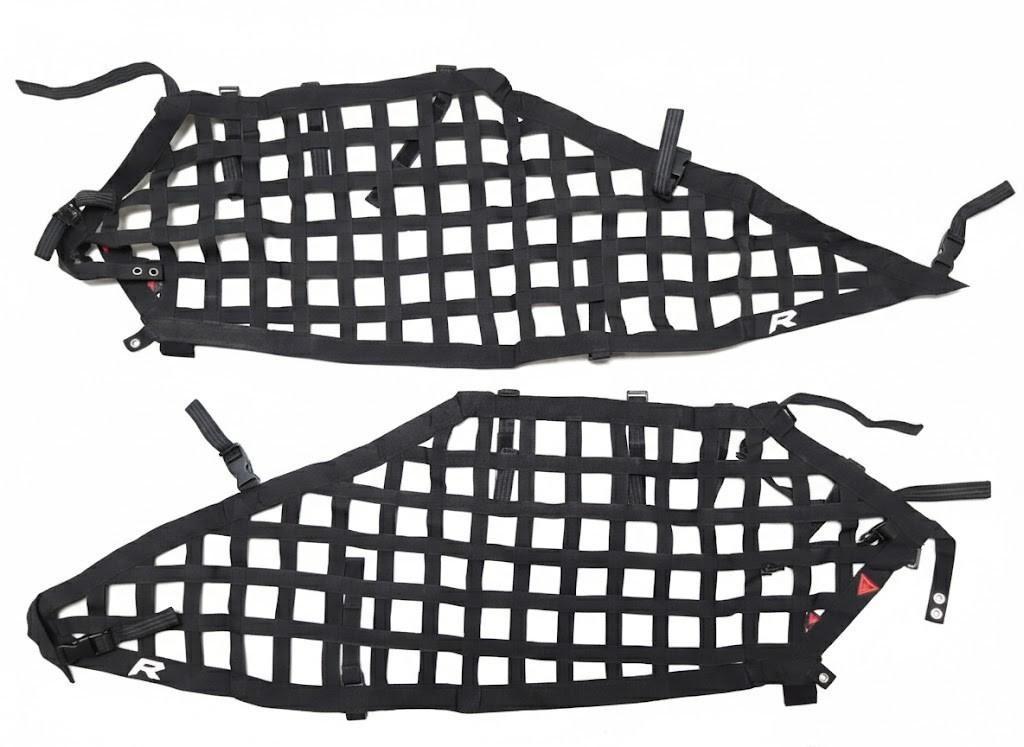 Side Window Nets for Can-Am Maverick R Heavy-Duty Square Design Safety Nets