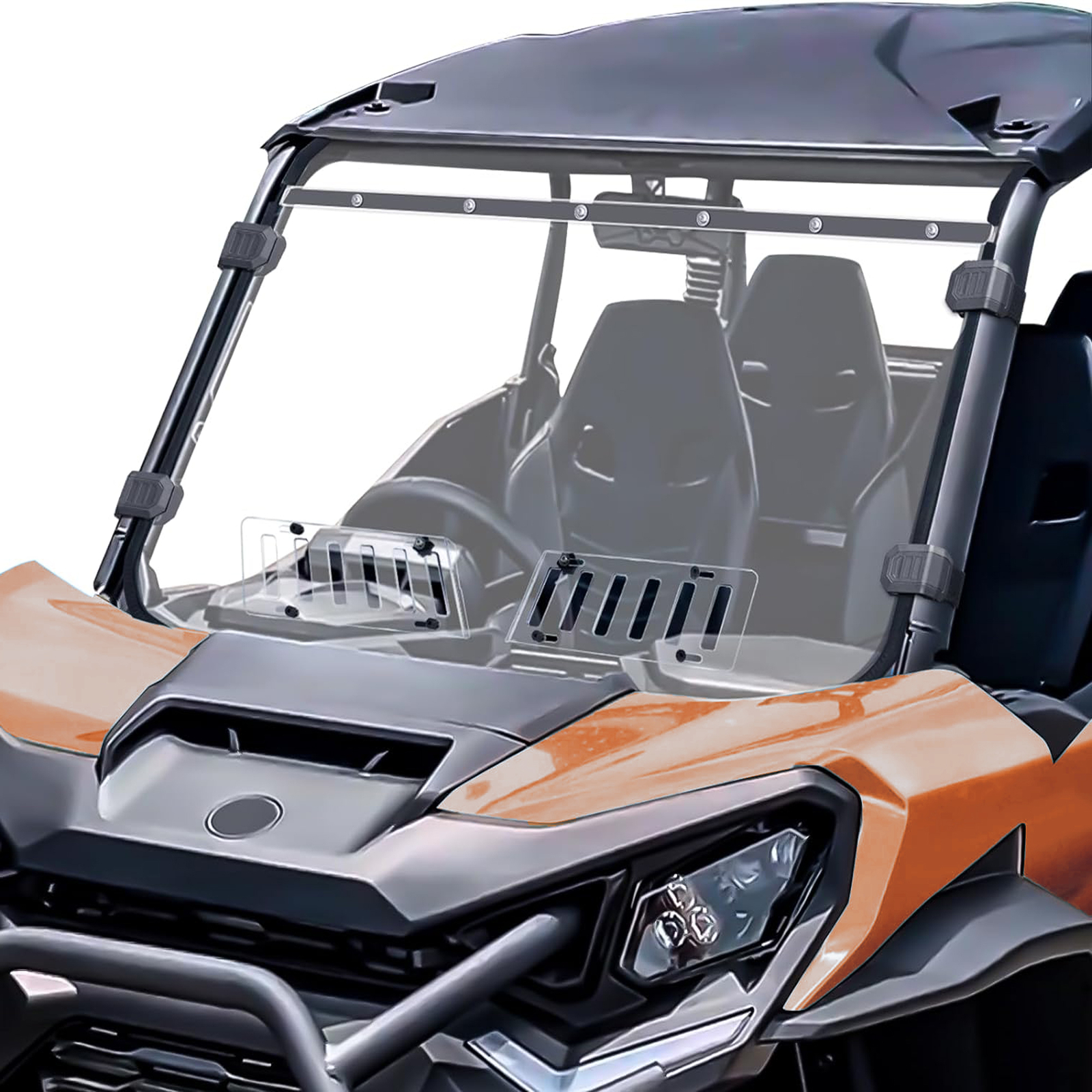 Vented UTV Full Front Windshield for Can Am Commander 1000R/ Max 1000R 2021-2024