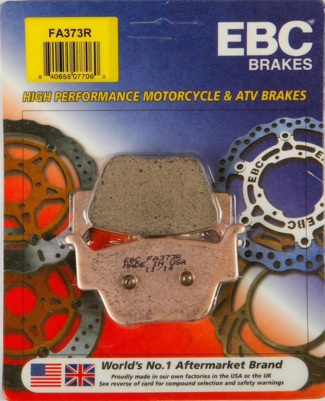 NOS EBC BRAKE PADS FOR HONDA QUAD FA373R