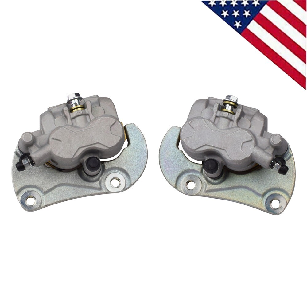 Pair Front Brake Caliper W/Pads For Can-Am Maverick 1000R Turbo Max 2014-2018