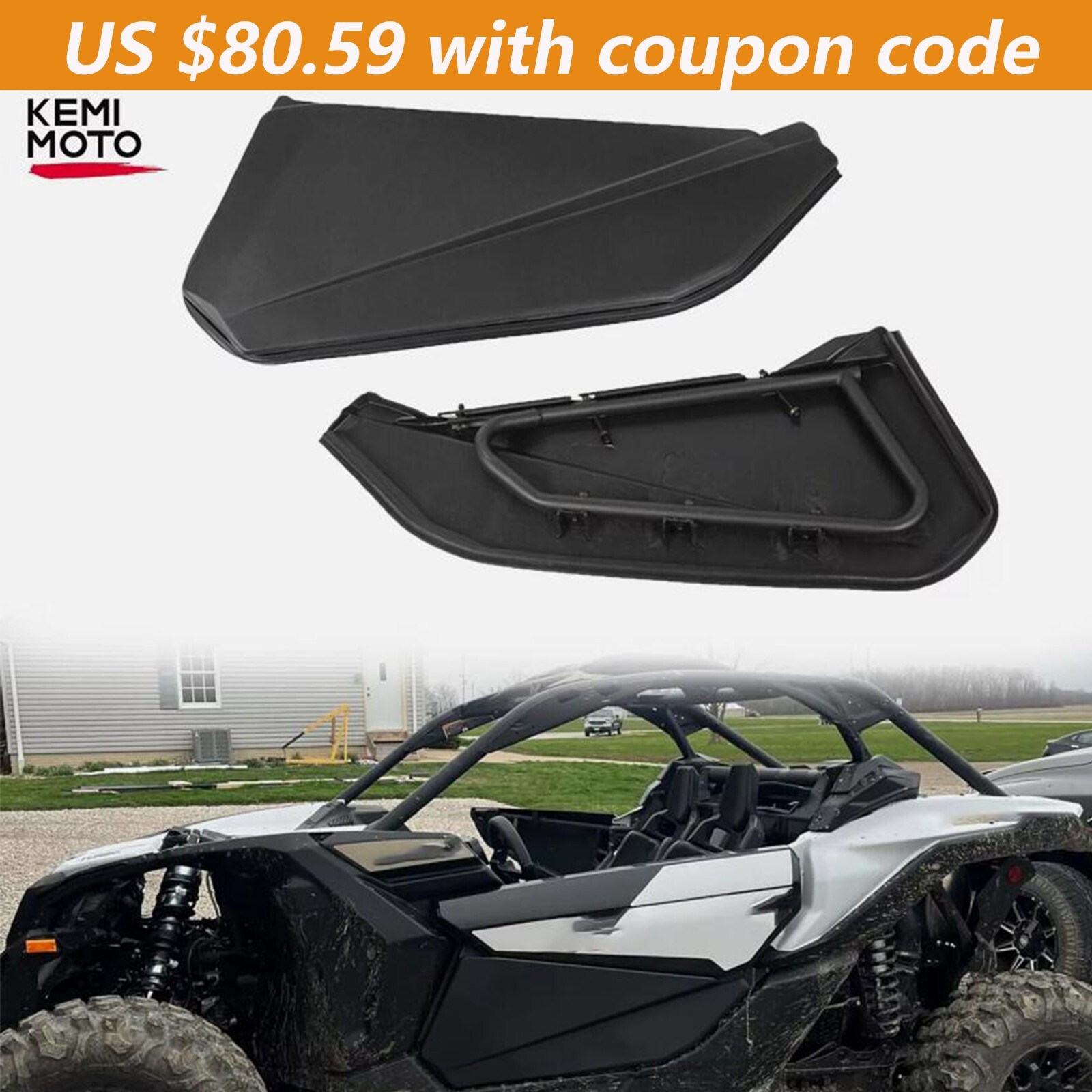 KEMIMOTO Lower Door Panels Inserts For Can Am Maverick X3 / X3 R TURBO 2017-2026