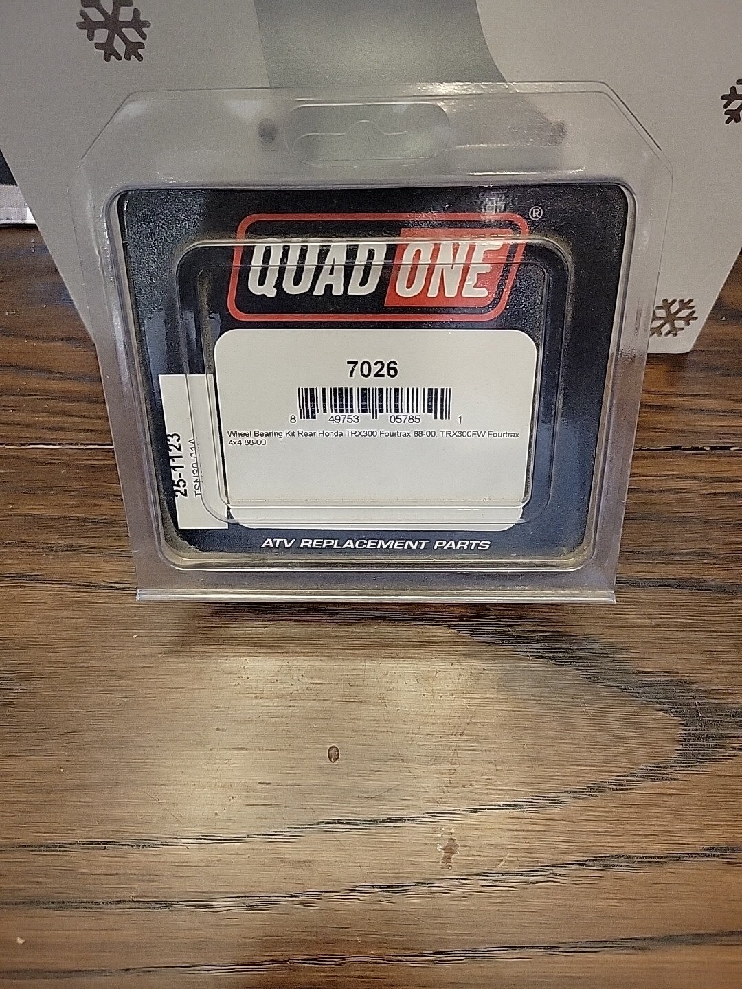 Rear Wheel Bearing TRX 300 Fourtrax 88-00 2×4/4×4 Honda QUAD ONE 25-1123