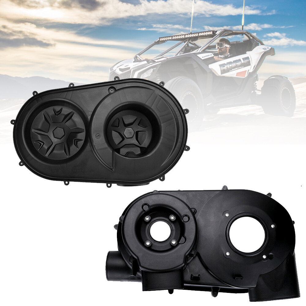 KEMIMOTO Outer + Inner Belt Clutch Plate Cover For 2017-2022 Can Am Maverick X3