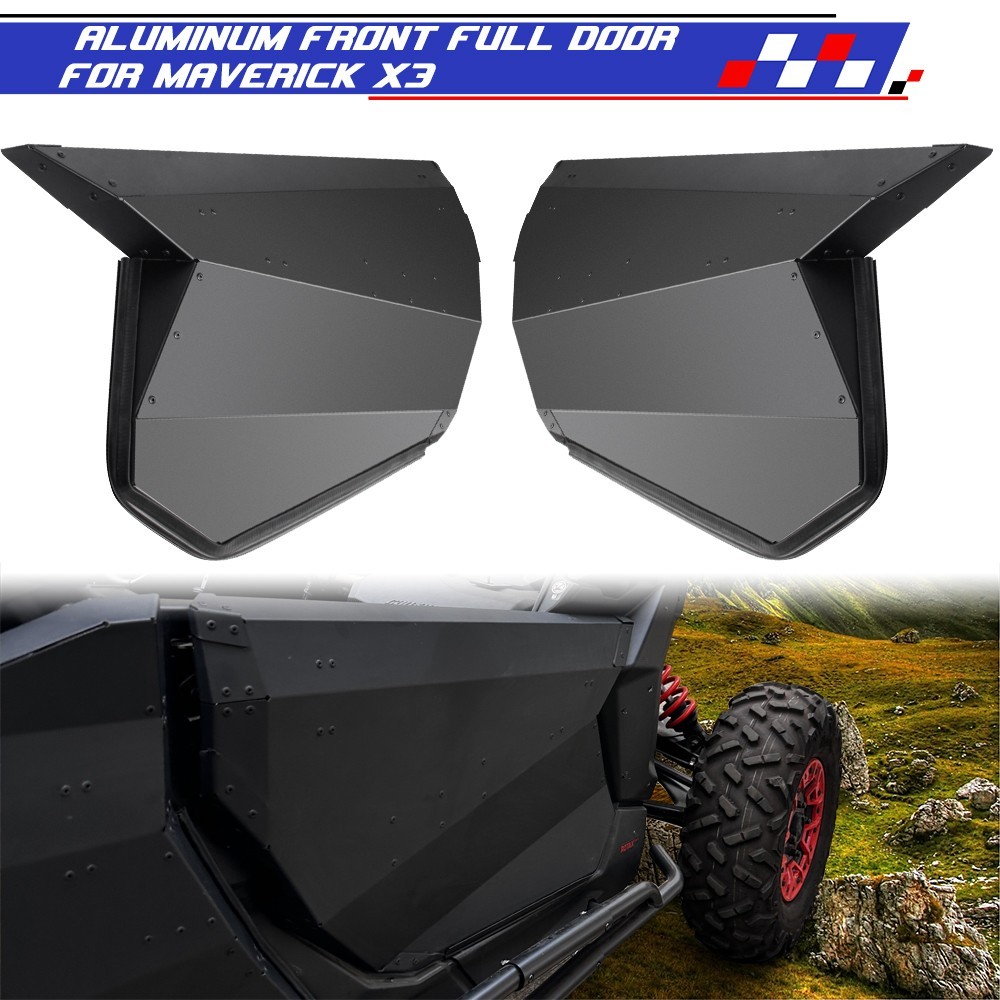 2pc LH&RH Aluminum Full Doors Fit for Can-Am Maverick X3 2017-2024,for 715004732