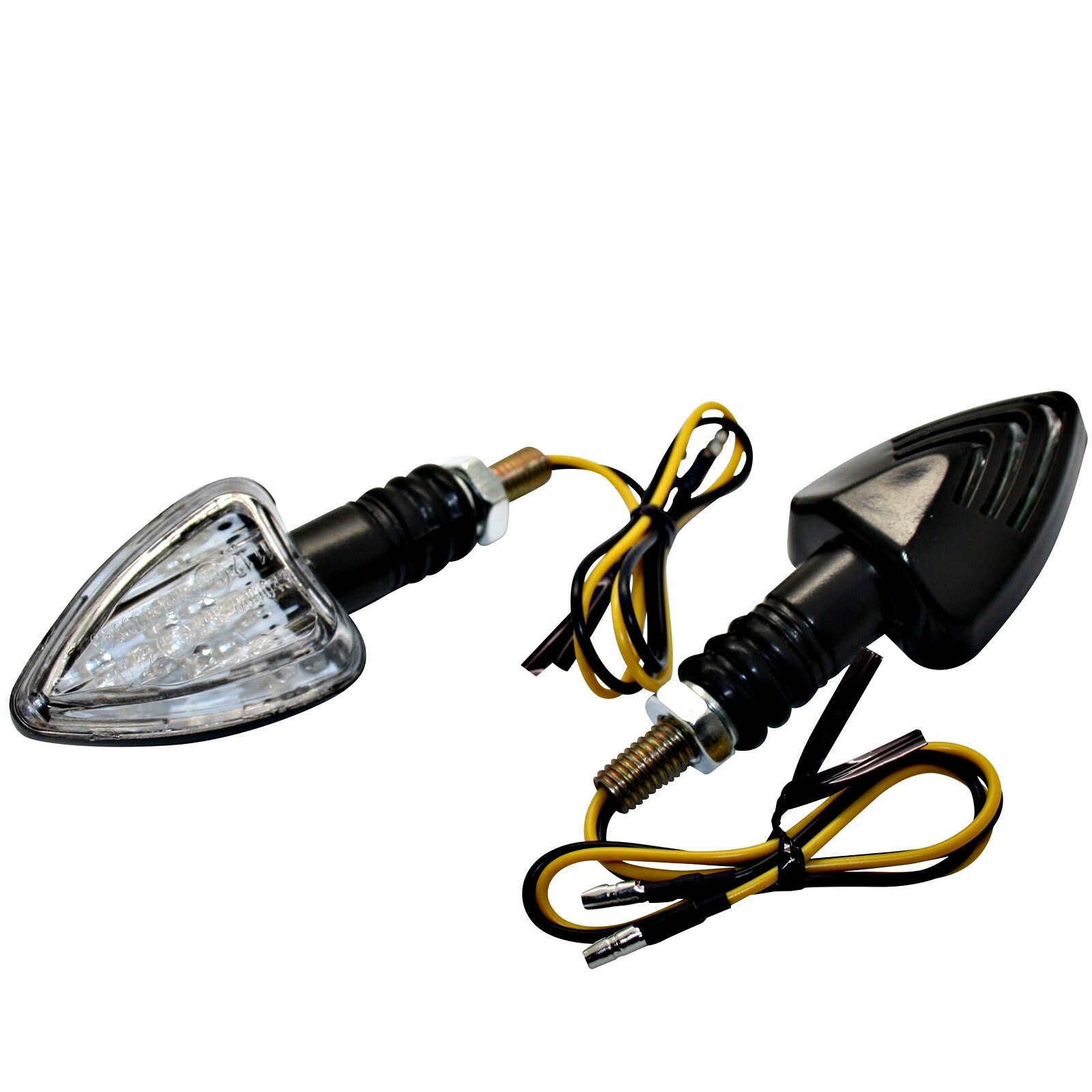 2x LED Mini Indicator Arrow Motorcycle Fits ATV Suzuki Honda Quad Short Custom