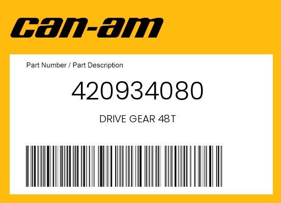 Can-Am Genuine Drive Gear 48T – 420934080