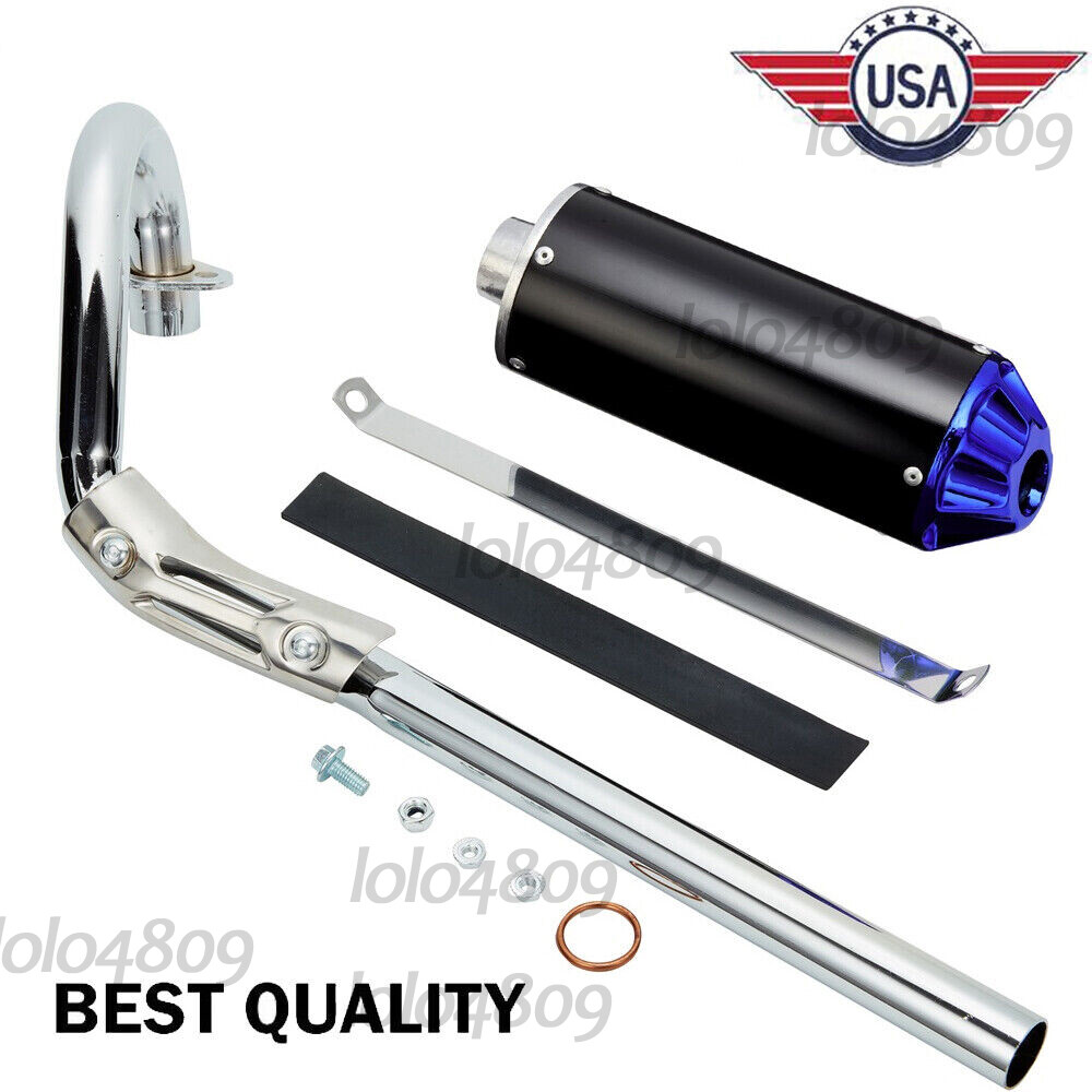 High Performance 28mm Muffler Exhaust Pipe Fit For Honda Quad Dirt Pit Bike