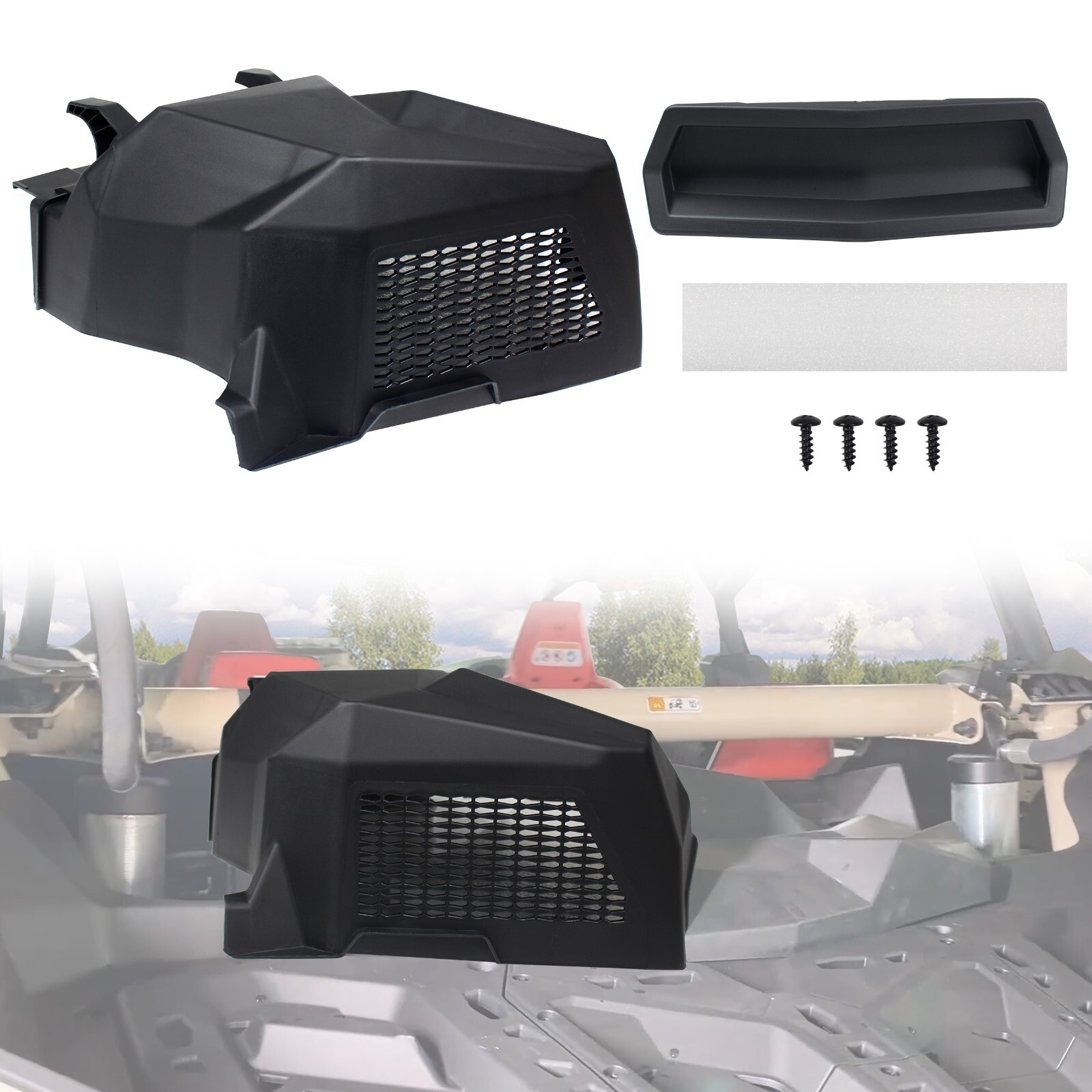 For Can-Am Maverick X3 MAX Turbo 17-24 Air Intake Relocation kit Noise Reduction