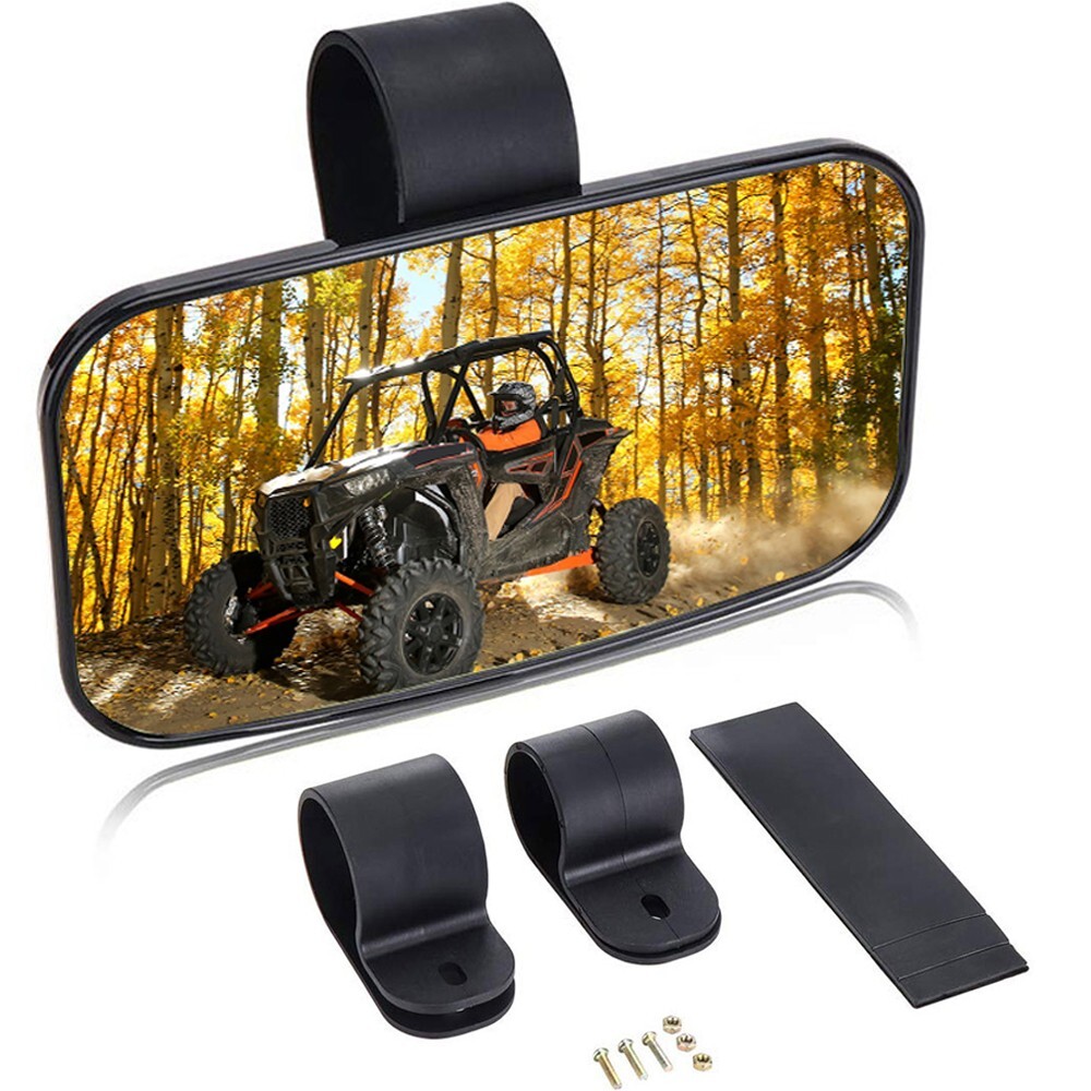 UTV 1.5″- 2″ Rear View Center Mirror for Polaris RZR 570 /900 /XP 1000 Can Am X3