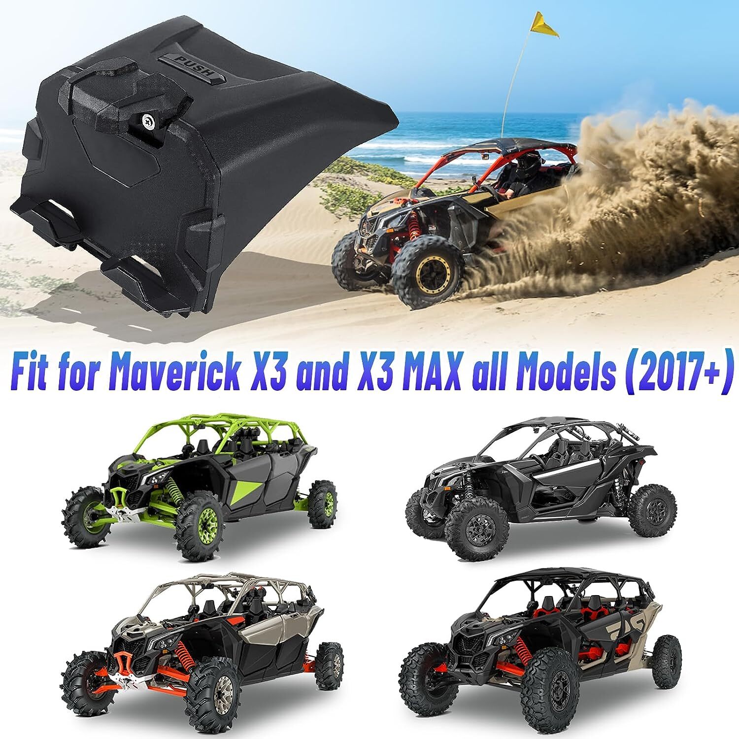 X3 Tablet Mount 715002874 for Can Am Maverick X3 Center Console GPS Phone Holder