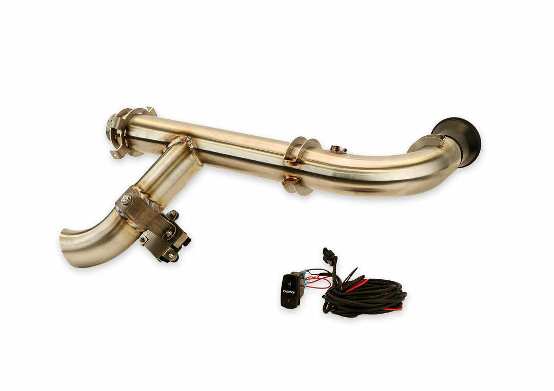 Trinity Racing Header Pipe With Electronic Cutout – Can-Am Mav X3 TR-4180HP