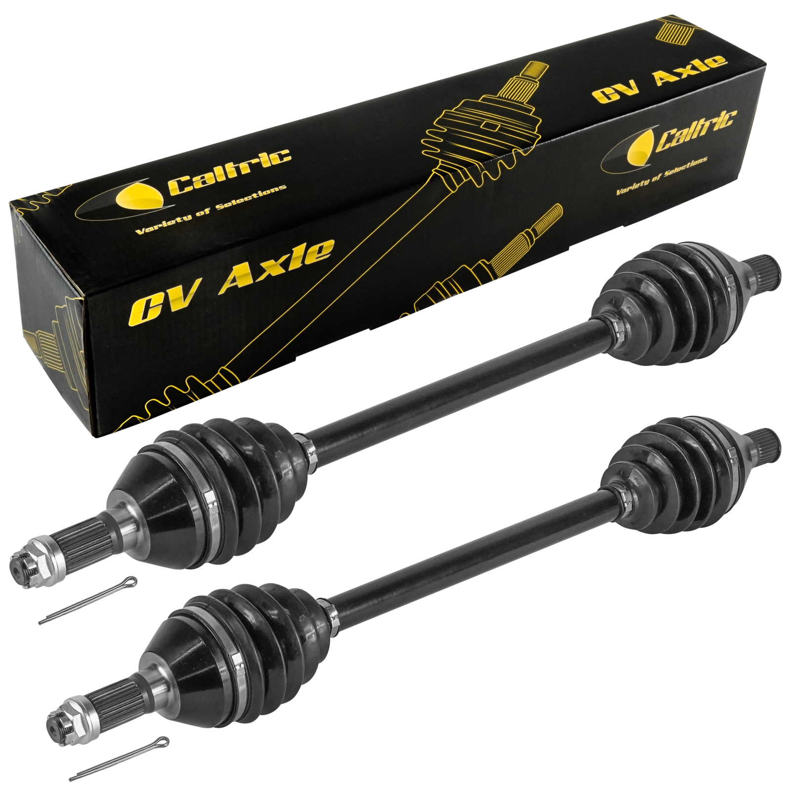 Caltric 705502154 Rear Left & Right CV Joint Axles For Can-Am Maverick X3