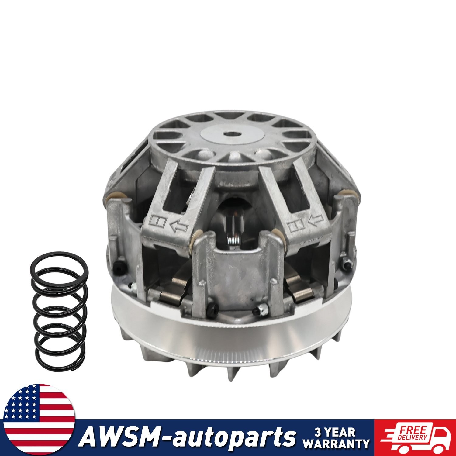 2006-08 For Can-Am Outlander Max 800 Primary Drive Clutch w/ Weight & Spring