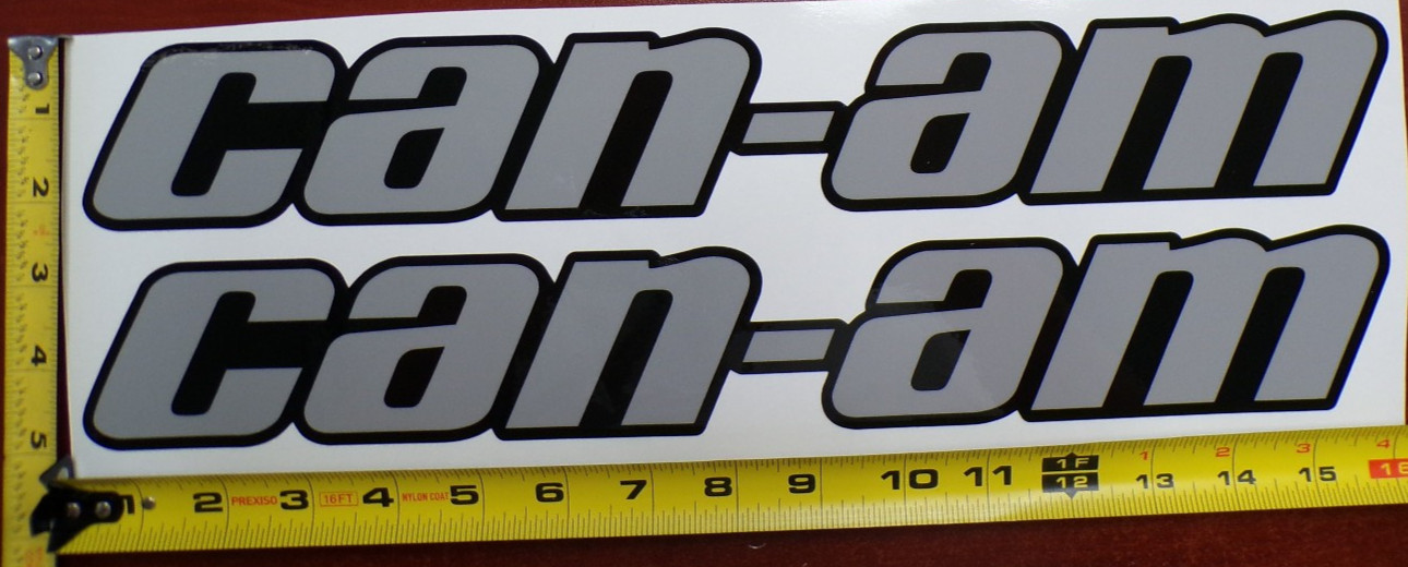 CAN-AM MAVERICK X3 R GRAPHIC DECAL STICKER USA MADE GREY BLACK CANAM FOR REAR