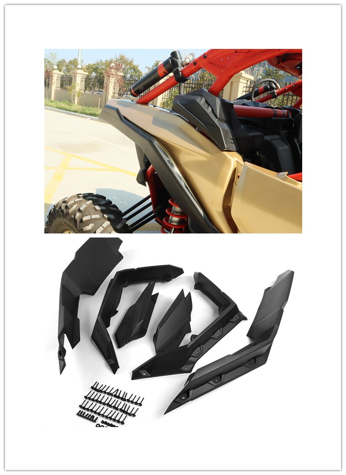 Super Extended Fender Flares #715002973 For Can-Am Maverick X3 Max RR 2020-2022