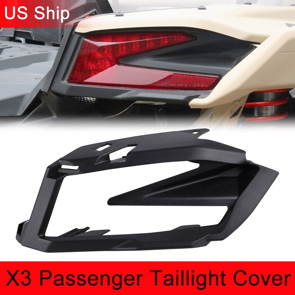 1pc Passenger Side Taillight Cover Compatible with Can-Am Maverick X3 2017-2023