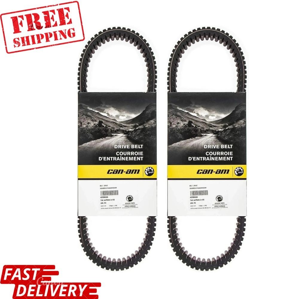 OEM Can-Am 422280652 Drive Belt 2-Pack Heavy Duty Maverick Outlander