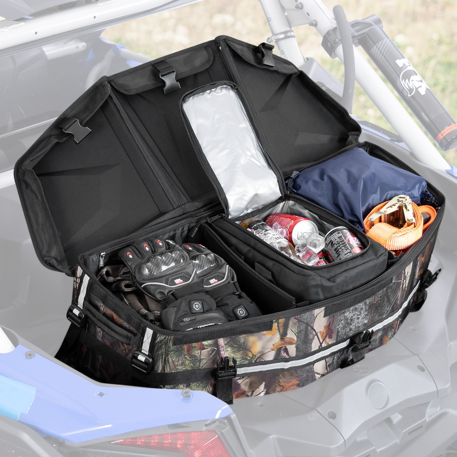 715002923 Camo Cargo Storage Box Cooler Bag for Can Am Maverick X3 Outlander 50L