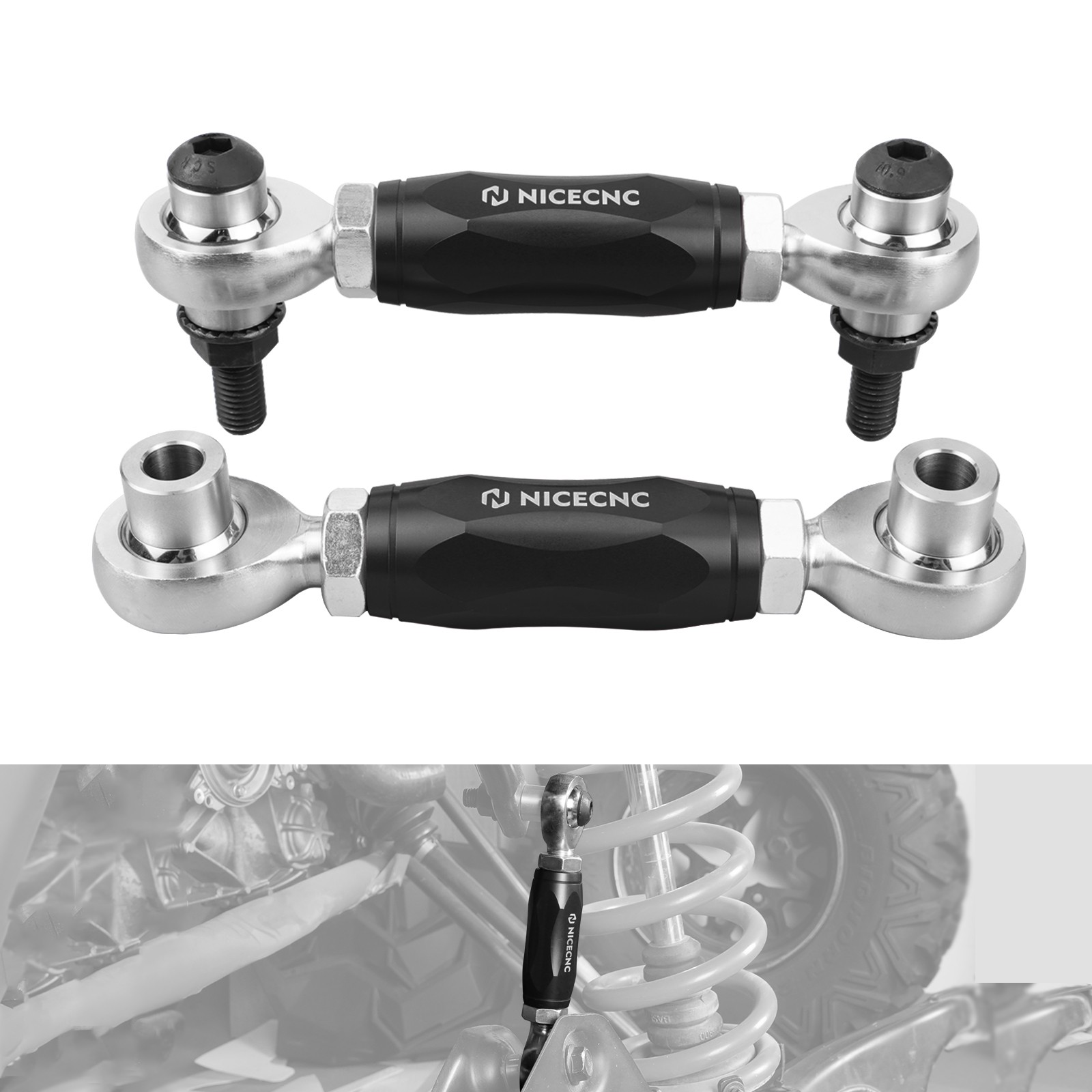 Rear Sway Bar End Stabilizer Links Kit For Can-Am Maverick X3 Max R RR 2017-2023