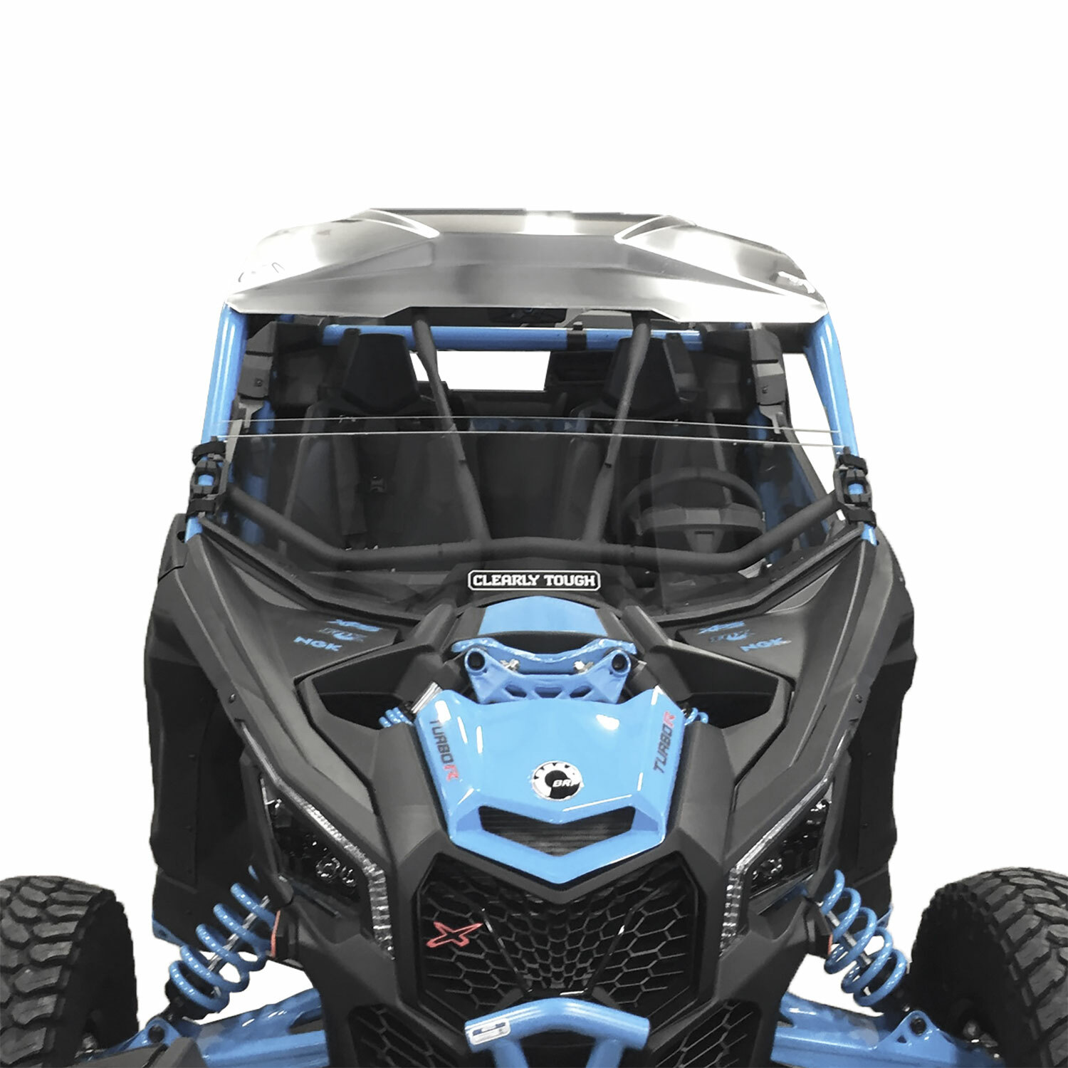 Clearly Tough Can-Am Maverick X3 XRC Half Windshield-Standard Height-15 3/4″Tall