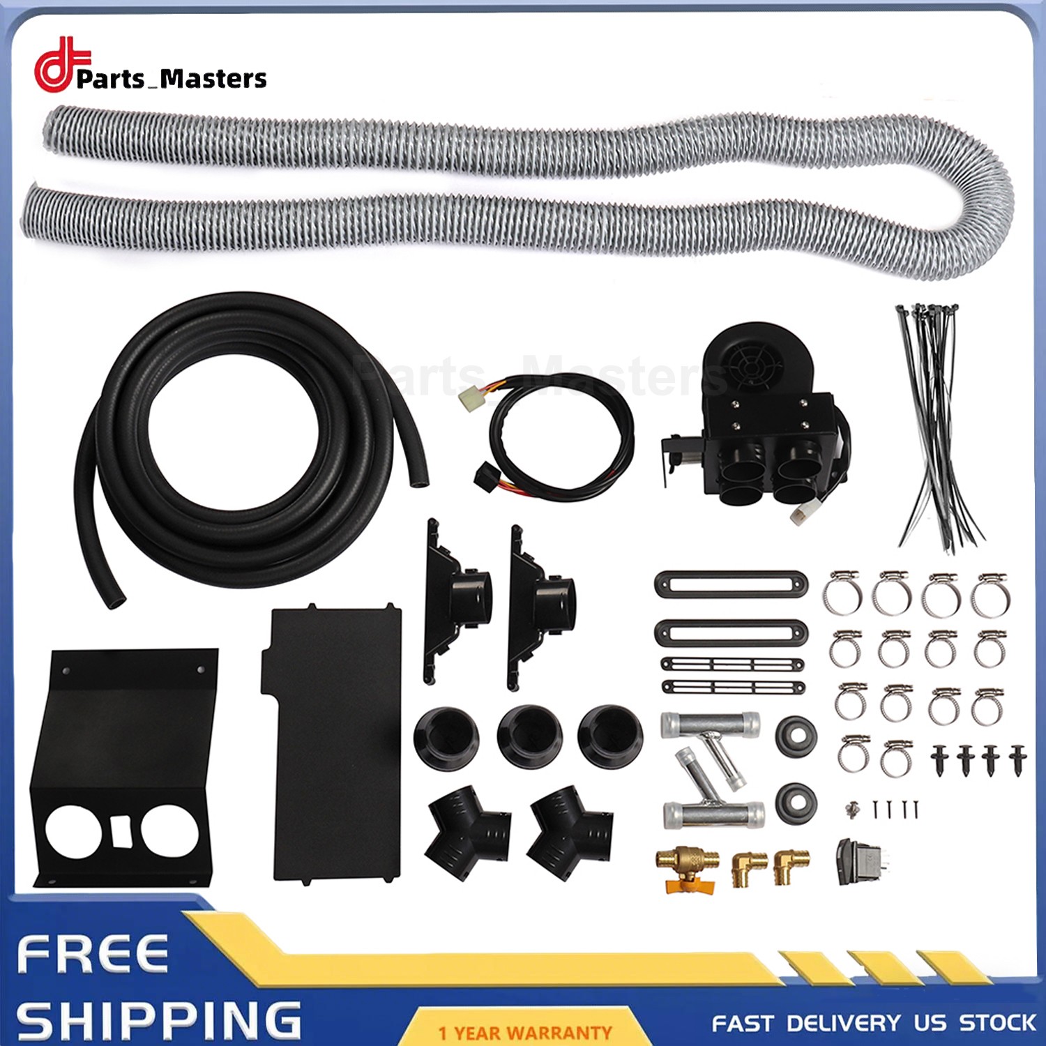 SSHK621-00 Cab Heater Kit W/ Defrost Vents For Can-Am Defender 2016-2021