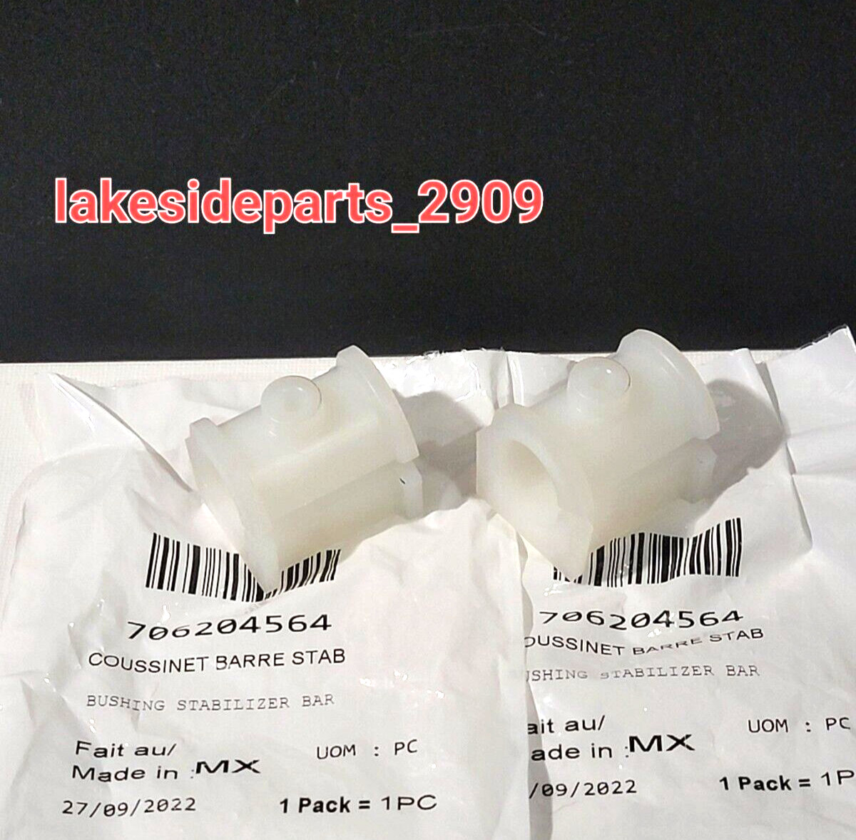 OEM CAN-AM MAVERICK X3 900 TURBO FRONT SWAY STABILIZER BAR BUSHINGS 706204564