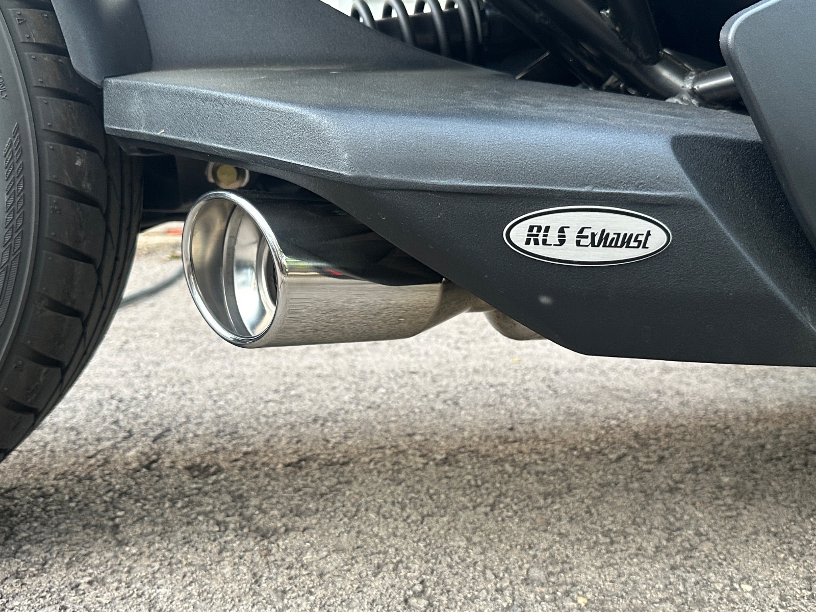 CAN AM RYKER EXHAUST  900 600 RLS Exhaust Predator series 2019-2026 polished