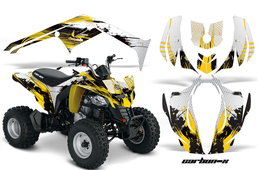 ATV Decal Graphic Kit For Can-Am DS250 Bombardier 2006-2021 CRBNX Y