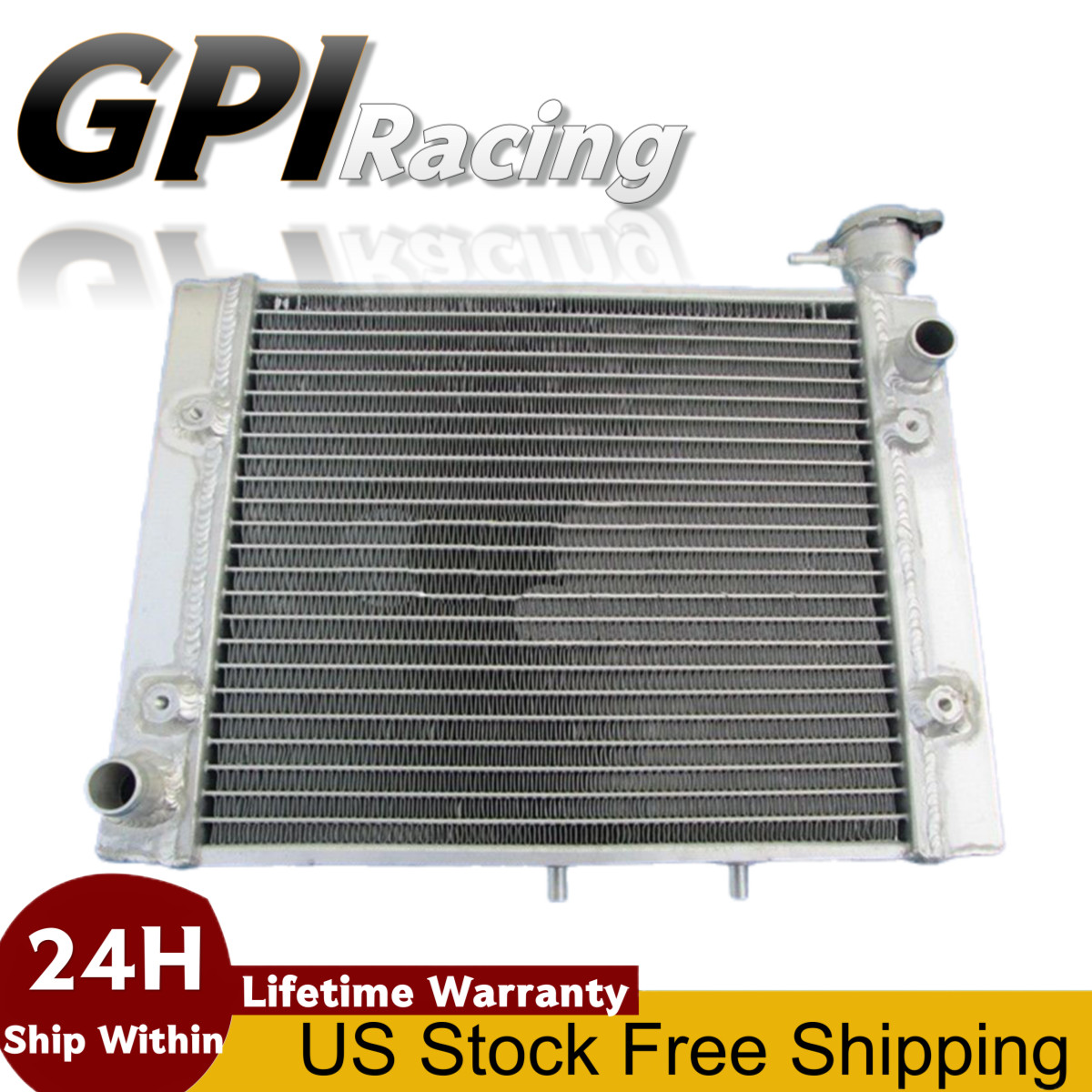2 Row Aluminum Radiator For 2007-2014 2010 Can-Am Outlander MAX 500 650 800 800R