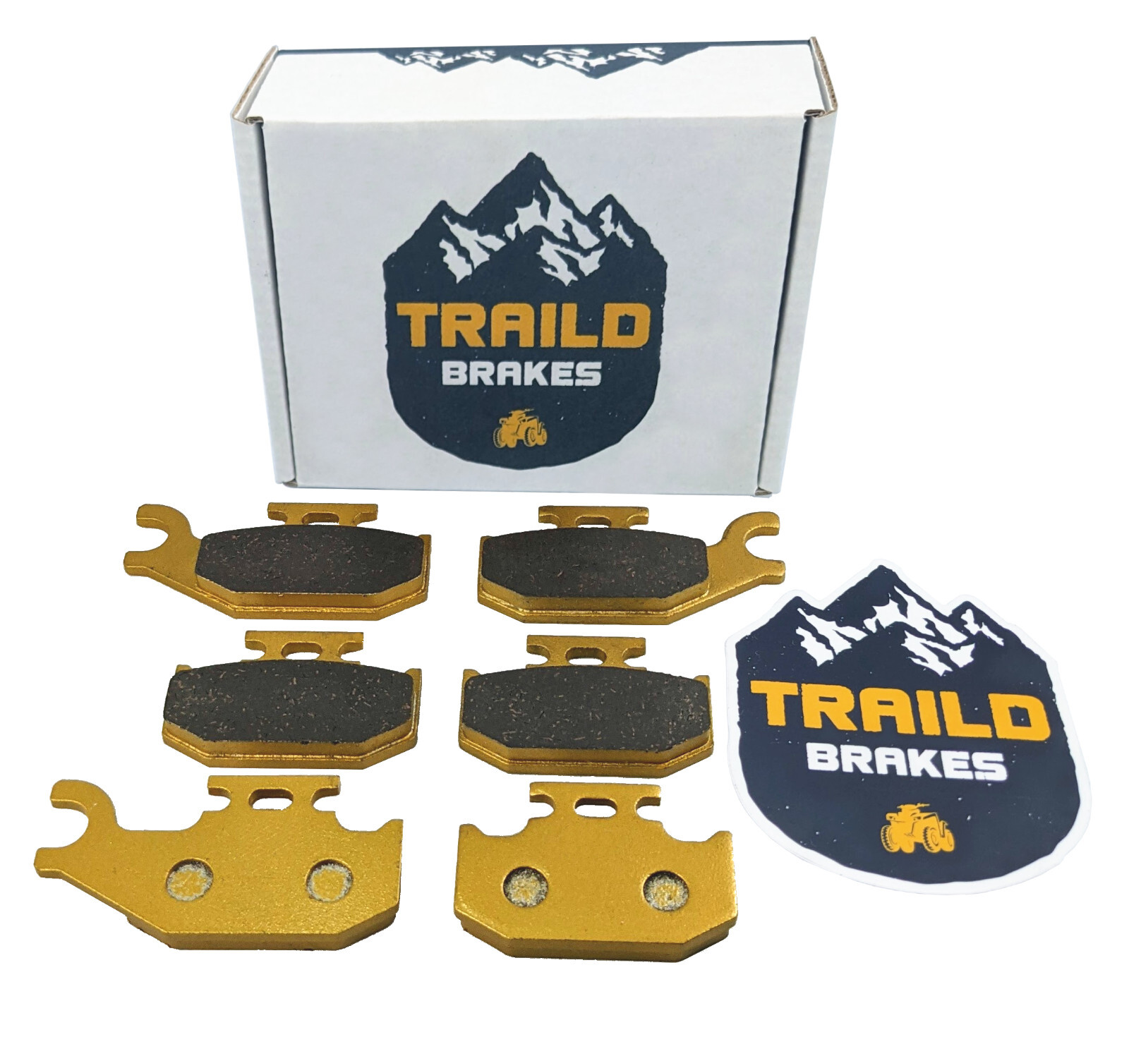 Can-Am Renegade 800/500 2007-2012 Ceramic Brake Pad Set Front & Rear