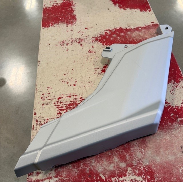 Can-Am Maverick X3 LH Rear Panel, Driver Side, Hyper Silver