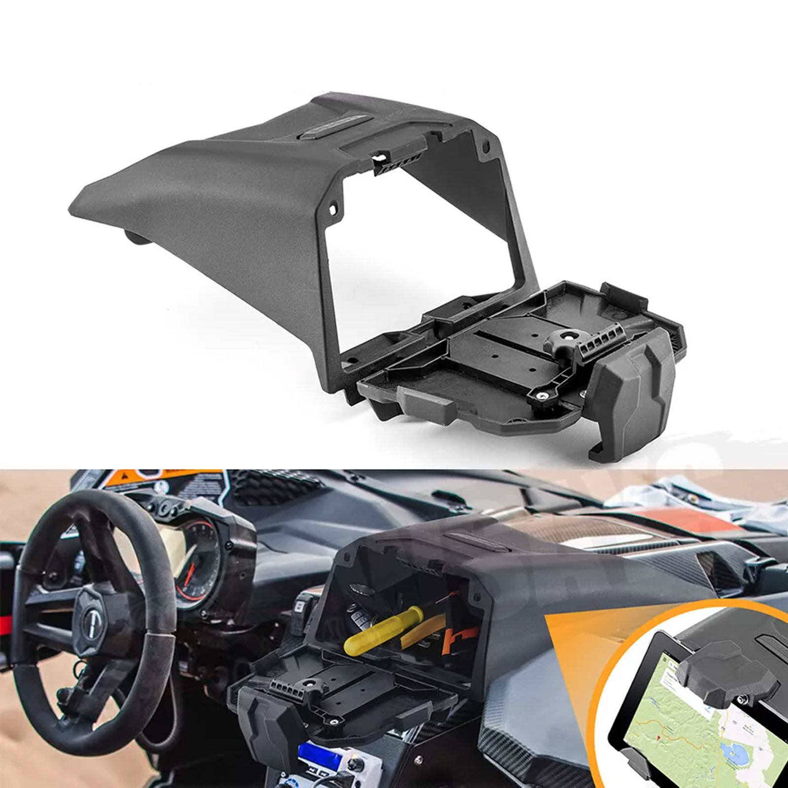 715002874 Electric Device Tablet Holder GPS Mount For Can Am Maverick X3 /X3 Max