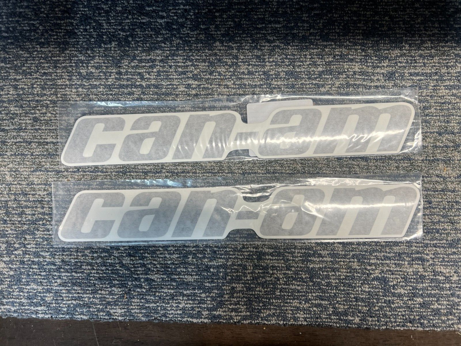 (2) NOS CAN AM CAN-AM DECALS 704905906 OEM RARE