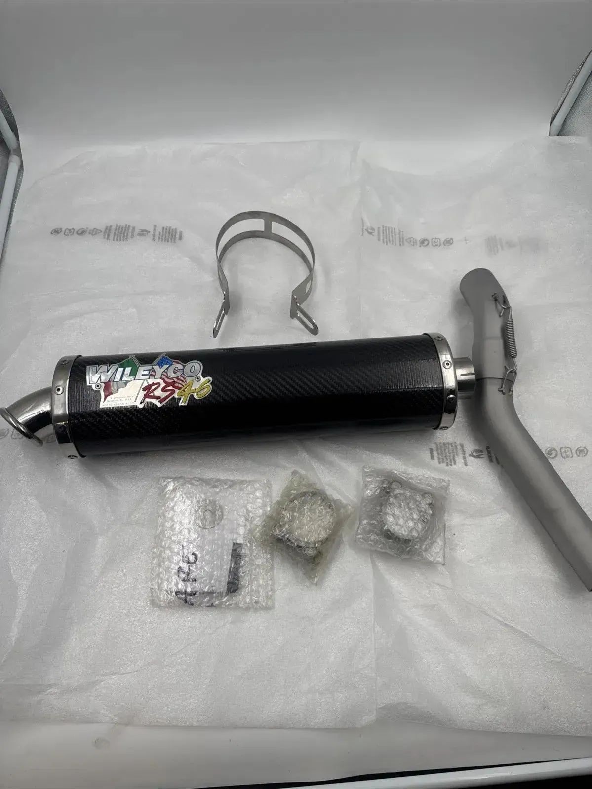 YAMAHA QUAD YZF 450 WILEYCO SPORTS EXHAUST MUFFLER SA0117