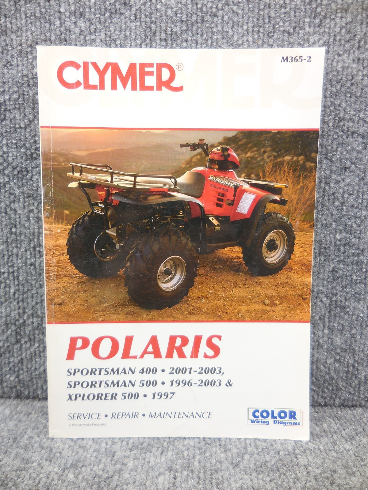 Clymer Polaris 1996-2003 Sportsman Xplorer 400 500 Quad Repair Manual M365-2