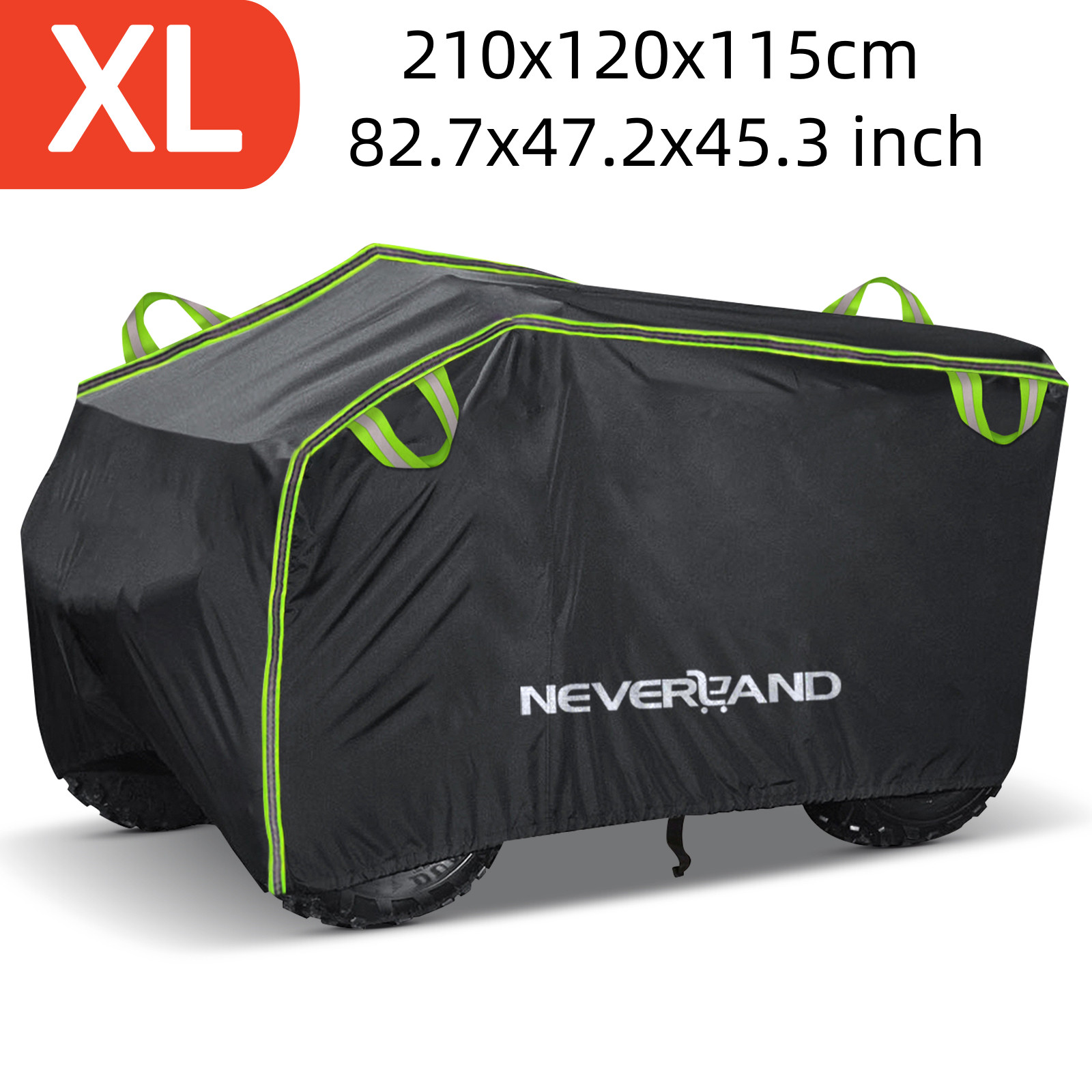 XL ATV Cover Heavy Duty Waterproof Resistant UV Protector for Polaris Quad Honda