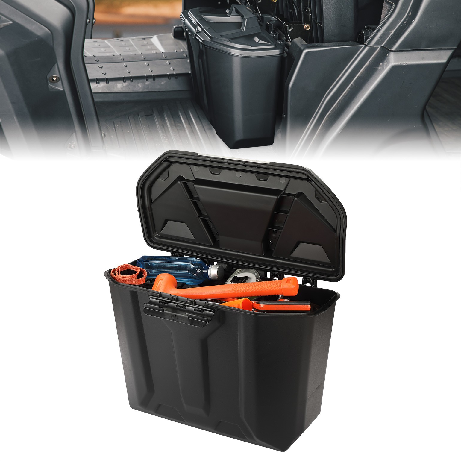 UTV Underseat Storage Box 715003314 for Can Am Defender HD8 HD10 HD5 2016-2026