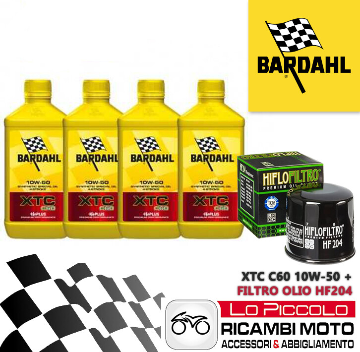 Yamaha YFM Wolverine 2WD 350 2006 2009 Service Kit 4 Lt XTC C60 10W50 + Filter